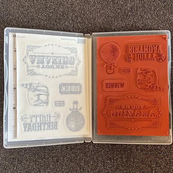 Stampin’ Up! You’re Amazing Stamp Set NEW Retired Circus Elephant Ticket - Picture 6 of 6